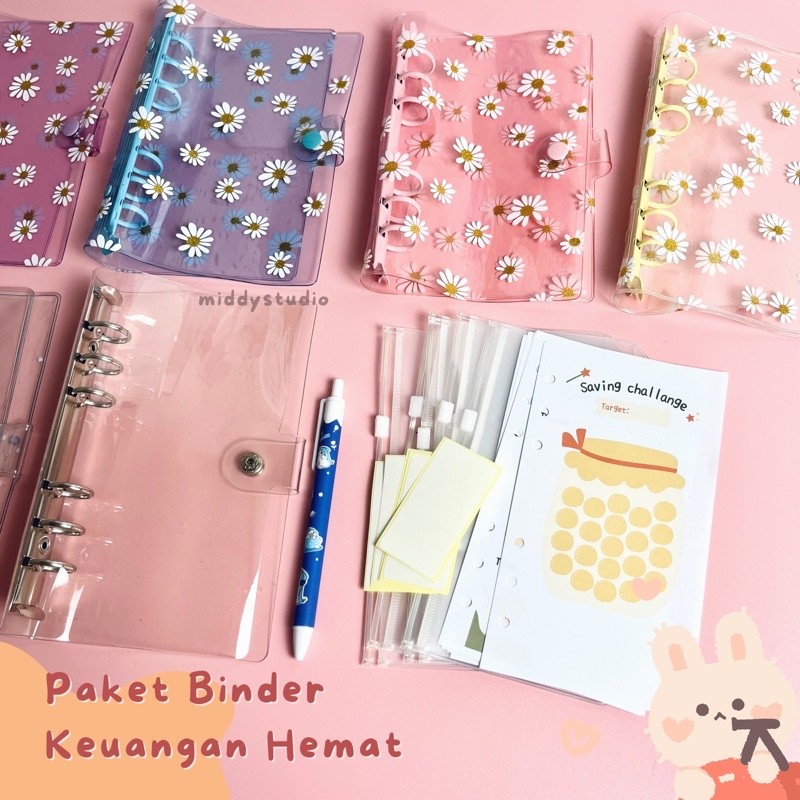 

PAKET HEMAT BINDER KEUANGAN SINKING FUND BUDGETING A6 6ring