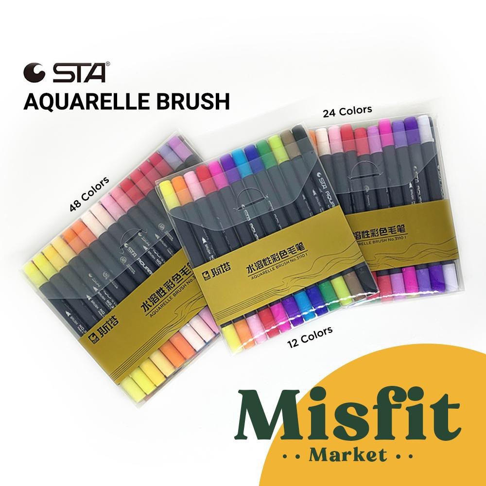 

STA Aquarelle Water Color Dual Tip Brush Pen non Joyko