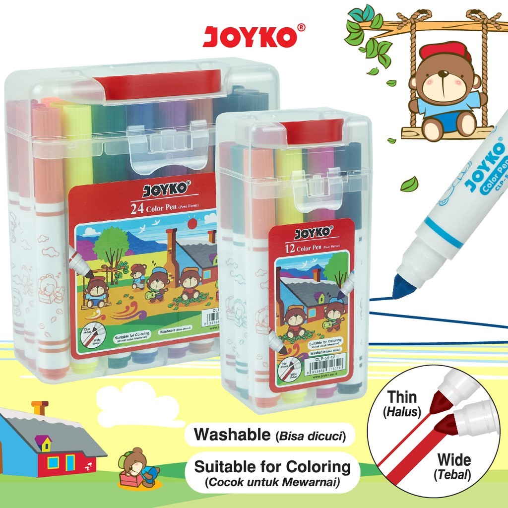 

Pulpen Pena Warna Color Pen Joyko CLP-56