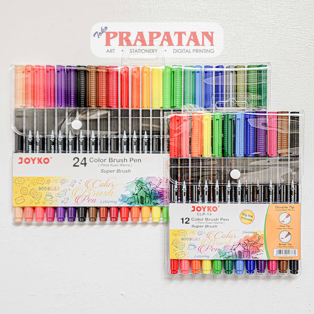 

Joyko CLP-13 Color Brush Pen 12-24C Pena Kuas