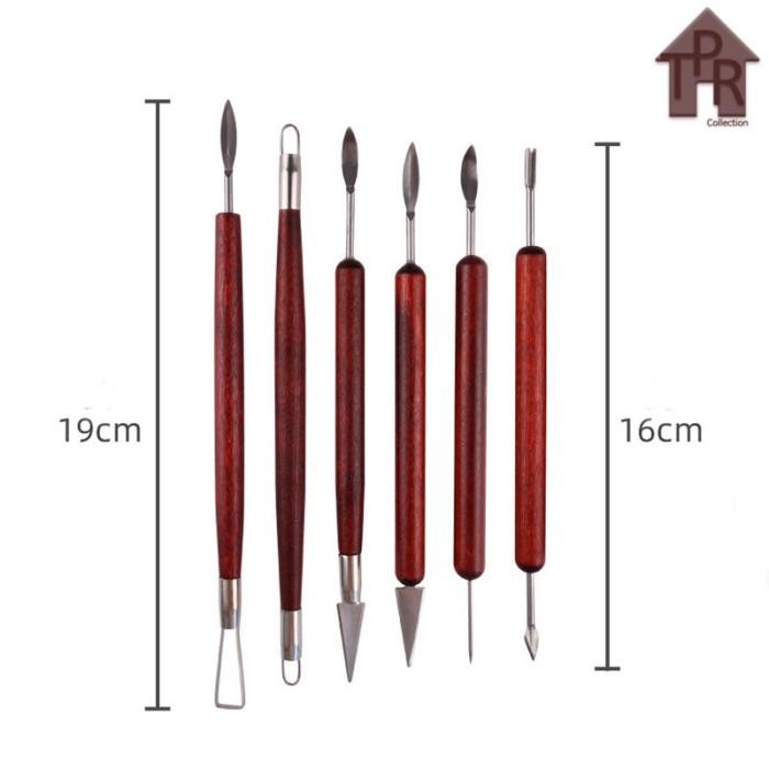 

TERLARIS Butsir / Alat ukir / Pottery tool / Modelling tools - 11pcs. Dompet