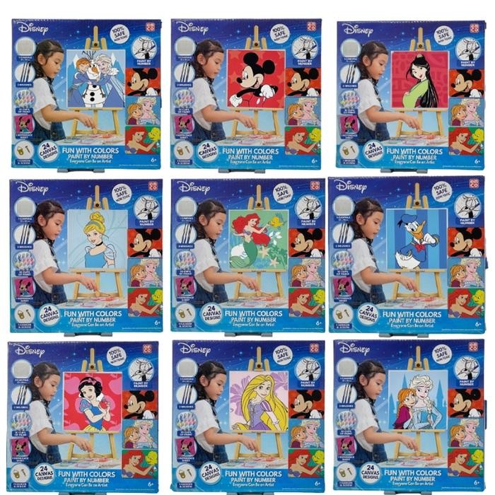 

TERLARIS EMCO Fun with Colors Paint by Number Alat Lukis + Canvas Assorted