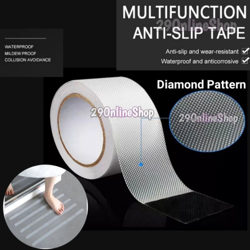 

lakban solasi isolasi nano sticker stiker non slip keset tape anti licin tangga lantai kamar mandi