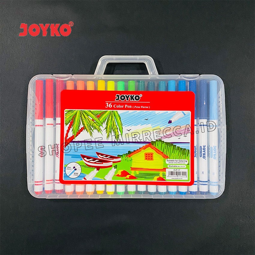 

36 PCS SPIDOL WARNA JOYKO CLP-17