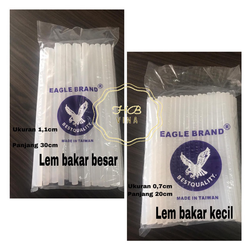 

lem lilin bakar / lem lilin tembak eagle / lem isi refill glue gun / kg
