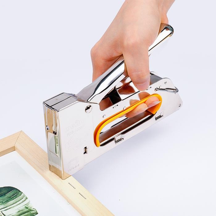 

WOLD - Staples Tembak Jok Motor Staples Besar Guntacker Gun Tacker Strapler Tembak Kertas Kayu