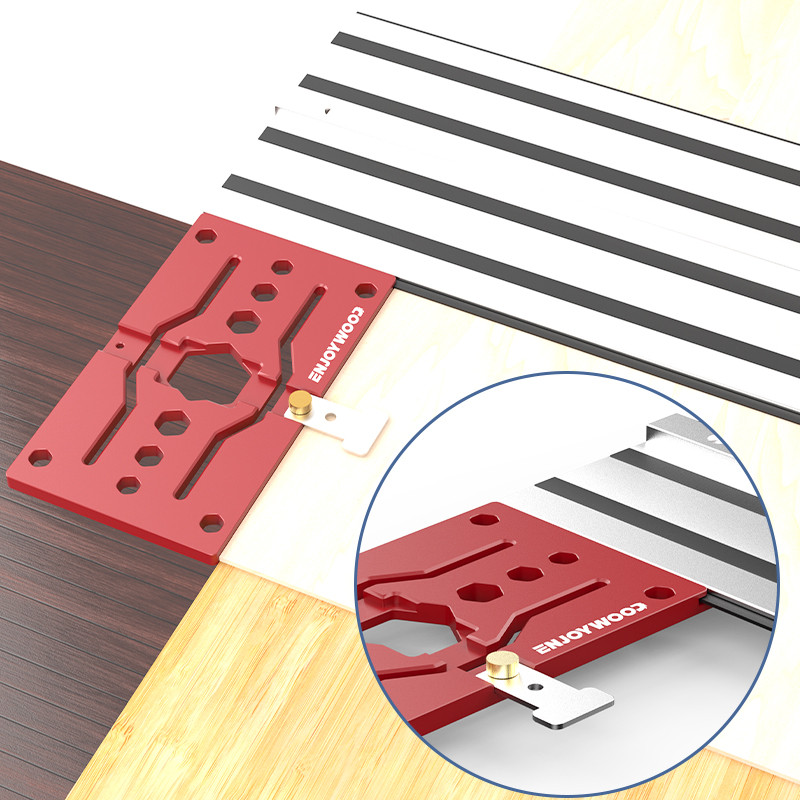 90 Degree Square Right Angle Guide Rail Angle Stop for DeWalt Track Saw Circular Saw Guide Rail