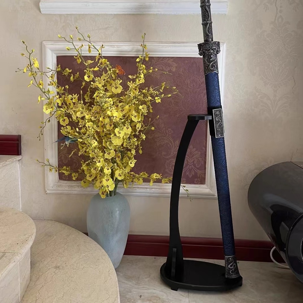 58cm Swan Shape Vertical Samurai Sword Katana Tanto Holder Stand Display Large Size