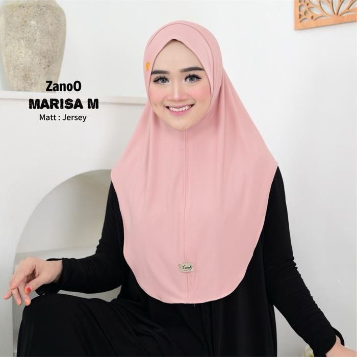 Nayyir- ZANOO - HIJAB MARISA M HIJAB INSTAN DAILY BAHAN JERSEY TERBARU