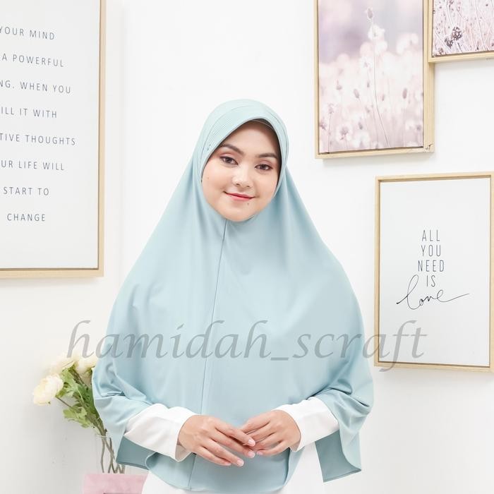 Nayyir- Hamidah - BERGO HAMIDAH SIZE XL JUMBO BERGO INSTAN KERUDUNG