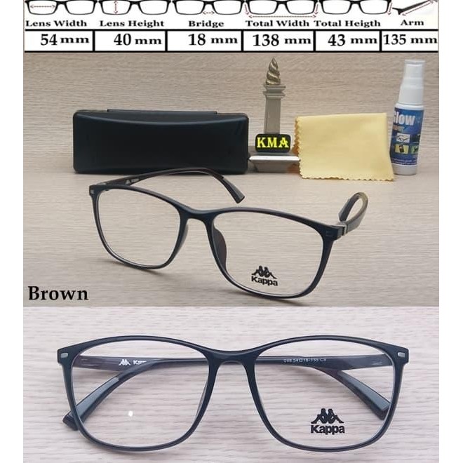 Terbagus Kacamata Minus Kappa Frame Kacamata Elastis Kacamata Lentur