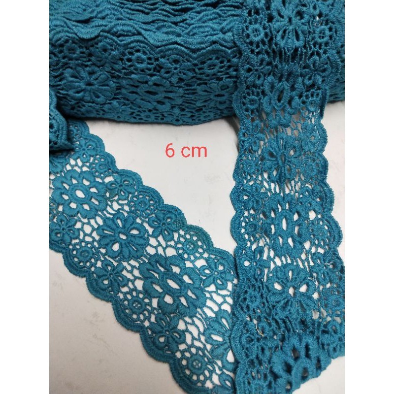 Renda bordir tengah renda rajut renda katun renda orange renda kait renda mukena renda baju renda