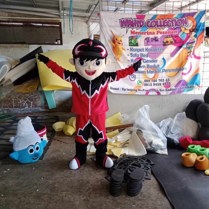 Promo Kostum badut boboiboy api