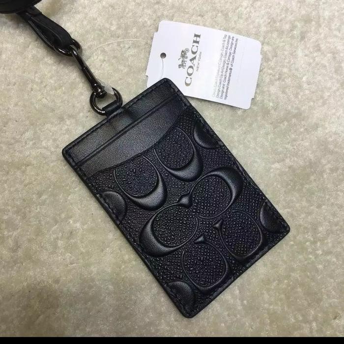 

Name Tag Holder Lanyard Gantungan Id Card Holder Coach Embos