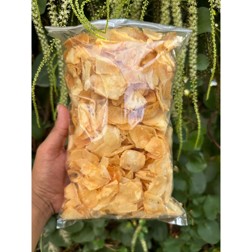 

Dapur Joglo Keripik Kriwil / Keripik Singkong Pedas Daun Jeruk 500Gr