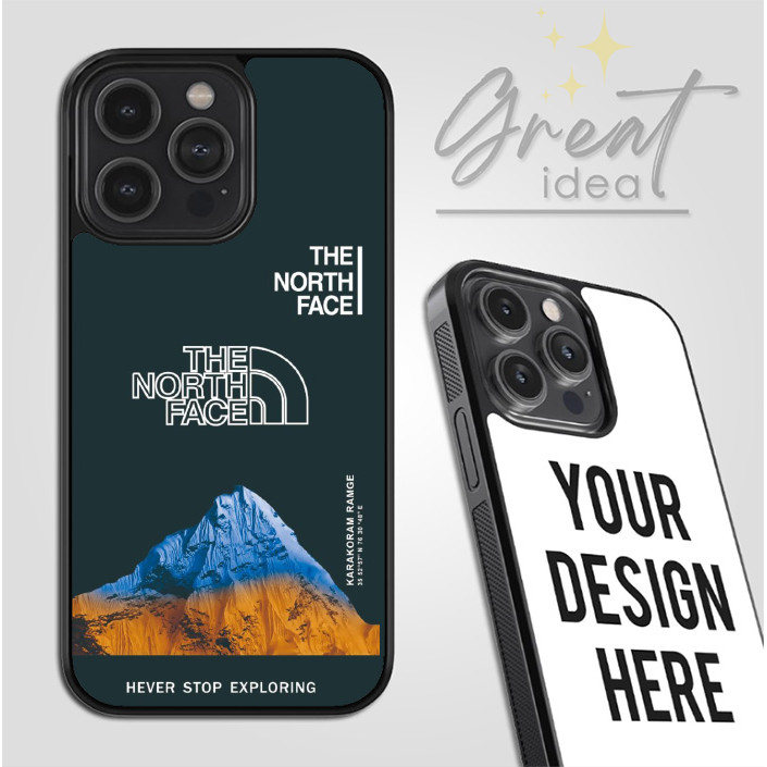 Case Casing Softcase Hardcase iPhone 16 15 14 13 12 11 Pro Max Plus Mini X Xs XR The North Face BJ15