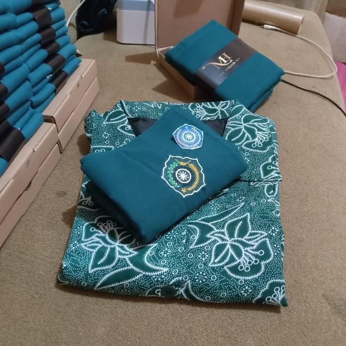 cantikk- Kerudung Pkk HIjau Toska + Pin Pkk