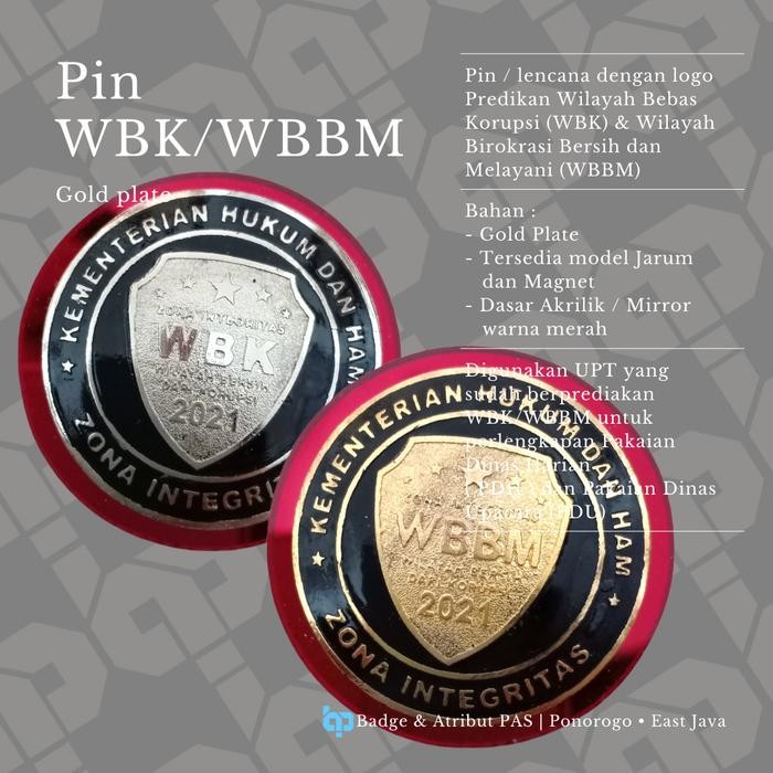 Promo Pin Wbk / Wbbm Kemenkumham Best Quality