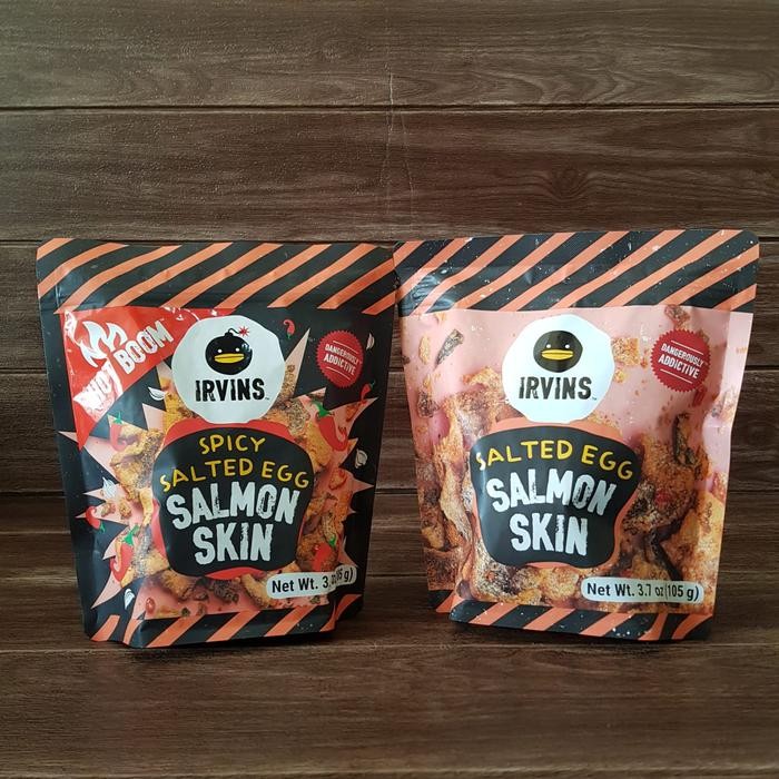 

EatFr3sh- IRVINS SALMON SKIN & HOT BOOM SALMON SKIN 105gr SNACK IMPORT