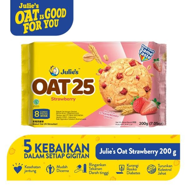 

EatFr3sh- Julie's Oat 25 Strawberry 200g
