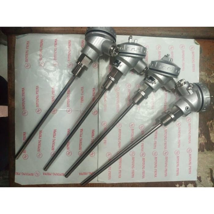 Hemat Head 1/2" Npt Thermocouple Tipe Rtd Pt100 Uk. 8 X 200Mm / Terminal Kse