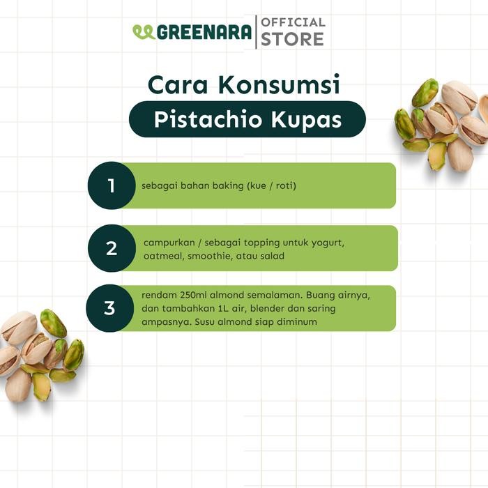 

EatFr3sh- Kacang Pistachio Kupas Panggang 500gr / Roasted Pistachio Kernel