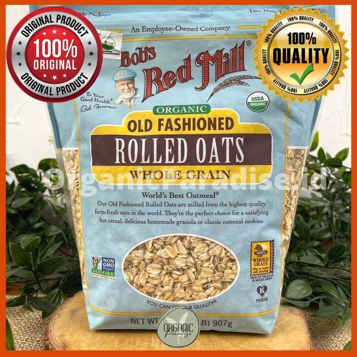 

EatFr3sh- Bob's Red Mill Organic Old Fashion Rolled Oats 907 gram