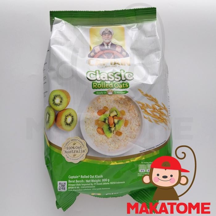 

EatFr3sh- Captain Oat Rolled Oats 800gr australian 800 g gr oatmeal oat meal