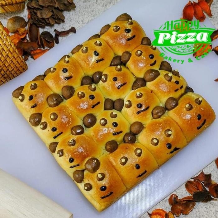 

EatFr3sh- Roti sobek bear ( isi coklat keju) / choco cheese bread bear / UK20x20