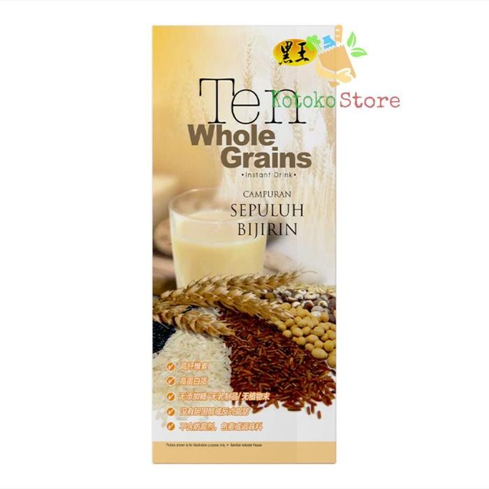 

EatFr3sh- Hei Hwang Ten Whole Grains / Minuman Serbuk Sereal 480gr