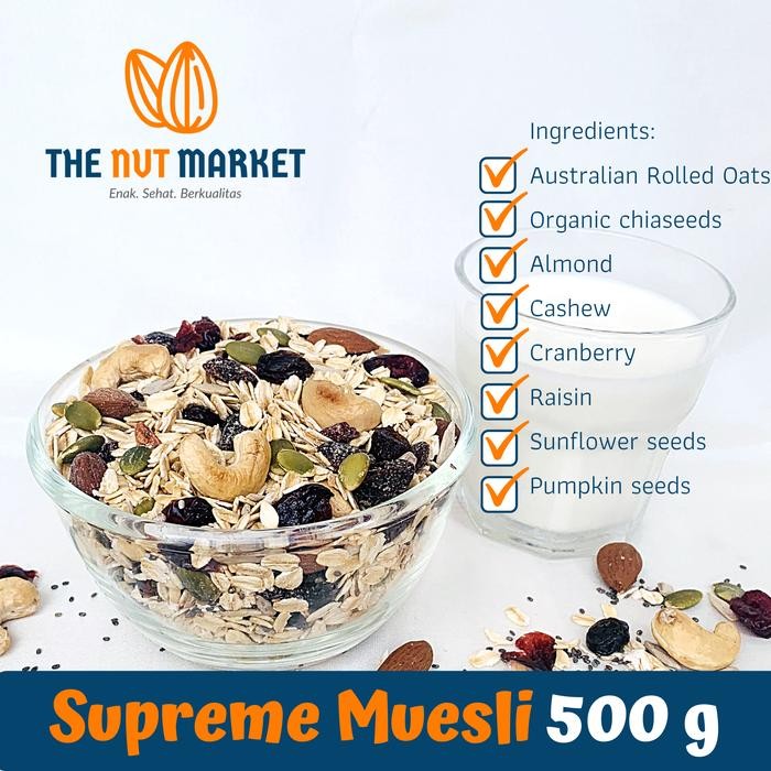 

EatFr3sh- Superfood Muesli 500 gram Sarapan Cepat Sehat Murah