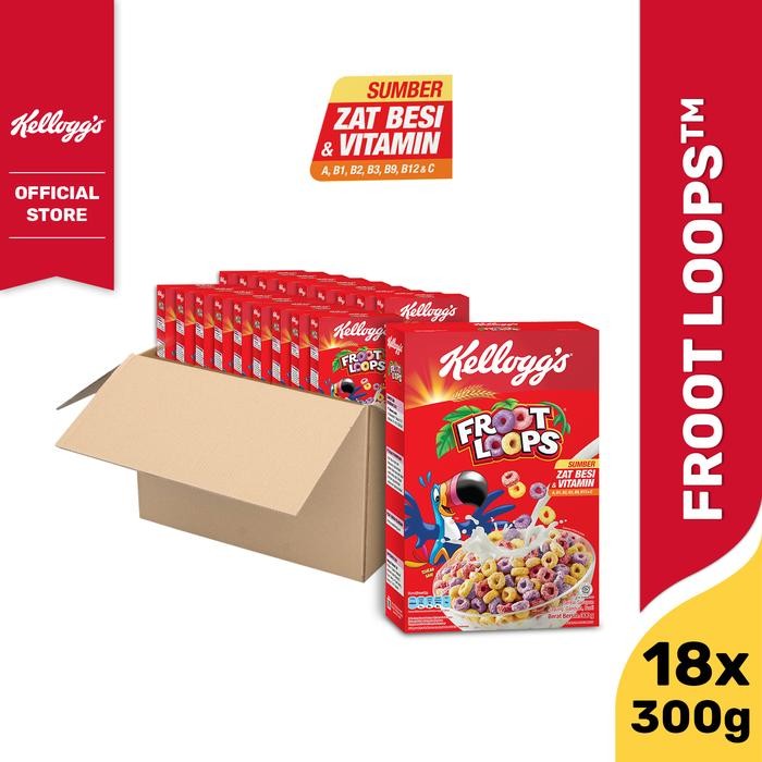 

EatFr3sh- [CARTON DEALS] Kelloggs Froot Loops 300g x 18pcs