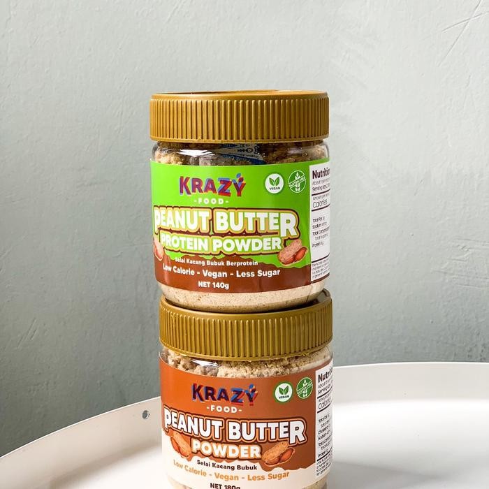 

EatFr3sh- Krazy Selai Kacang Tanpa Gula isi 2 x 140gr Bubuk Peanut Butter Protein Diet Healthy Food