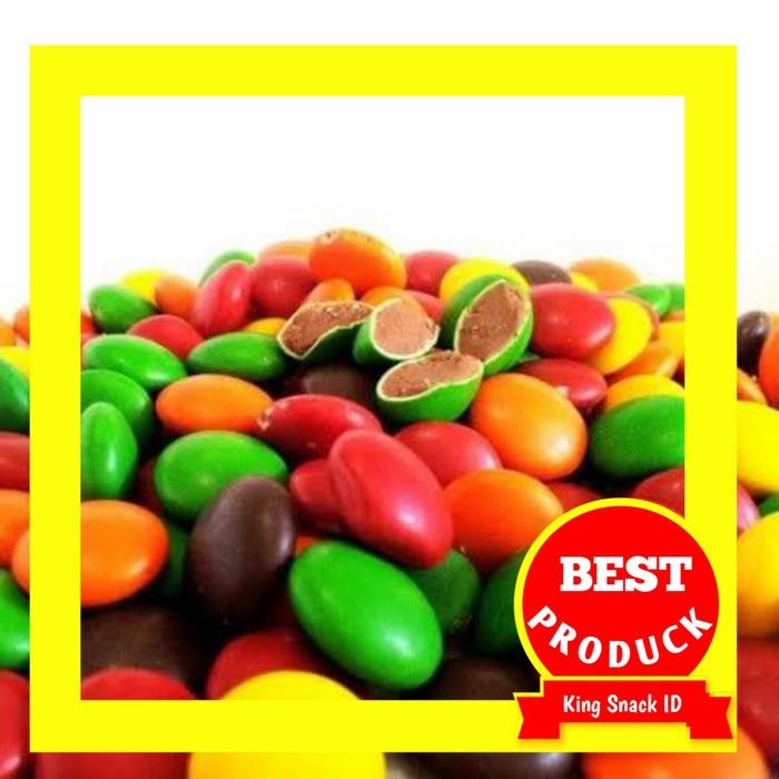 

EatFr3sh- 1 KG COKLAT DELFI CHACA / COKELAT CHACHA KILOAN / CHACA PEANUTS MURAH