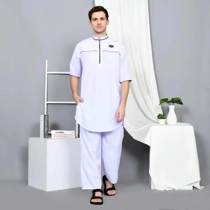 Zuhud- setelan pakistan pria dewasa - koko dewasa - jubah baju koko kurta dewasa