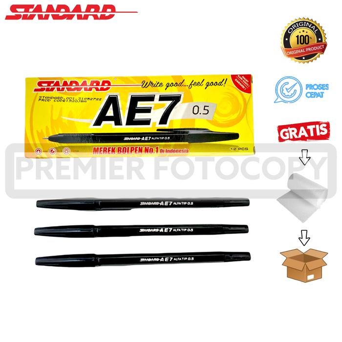 

No.OneBest- Pulpen / Ballpoint Standard AE7 ( 1 lusin / 12 pcs )