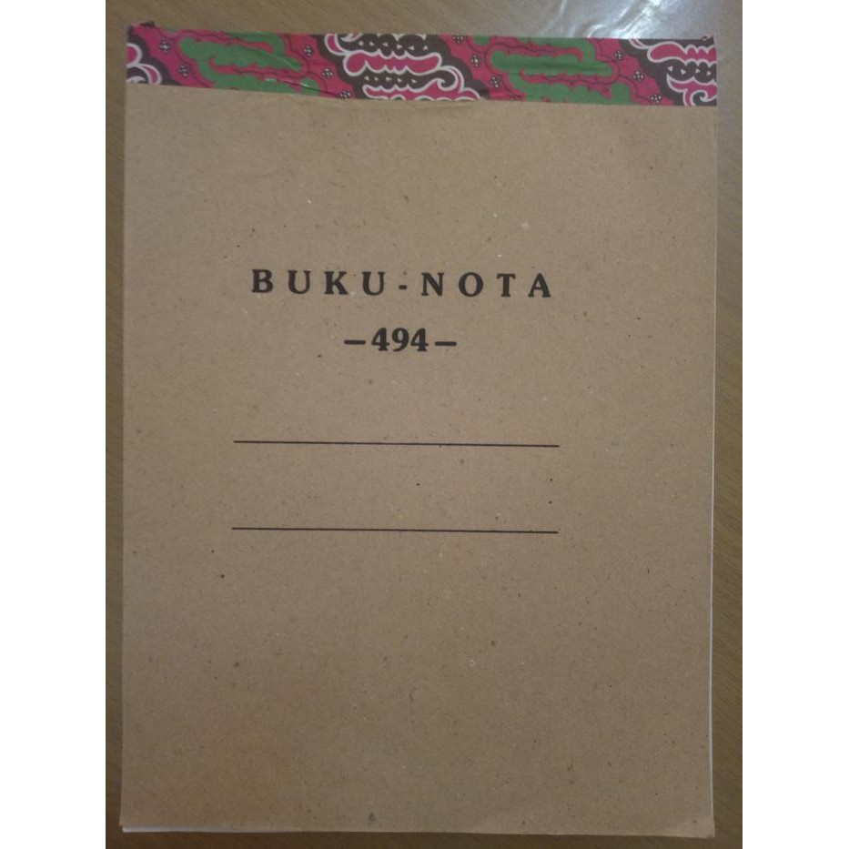 

No.OneBest- Buku Nota Besar 494- 2ply