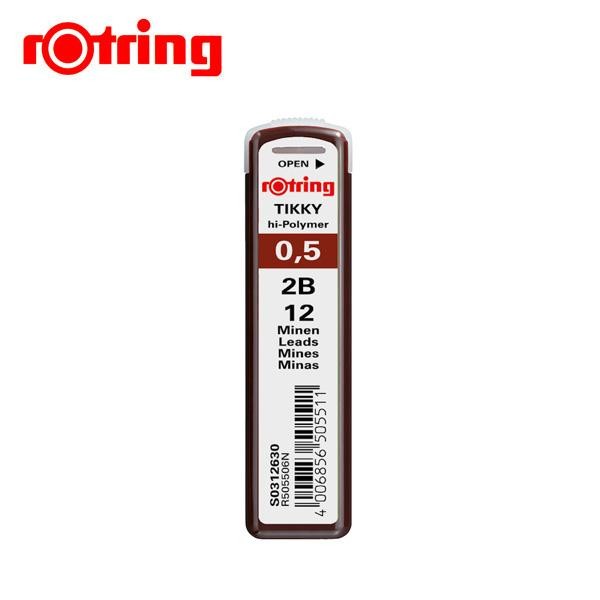 

No.OneBest- Rotring Tikky Hi-Polymer Pencil Lead 0.5 mm 2B / Isi Pensil Mekanik 2B