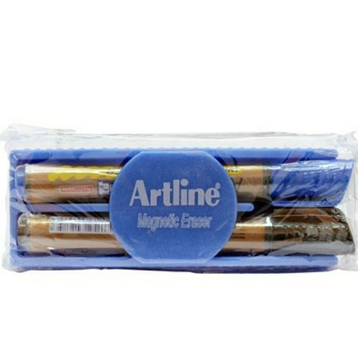 

No.OneBest- Penghapus whiteboard Magnetic Artline with 2pc spidol WB ERS-MM