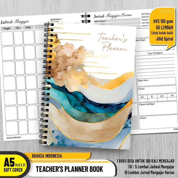 

No.OneBest- TEACHER PLANNER A5 Jurnal Guru Mengajar Harian