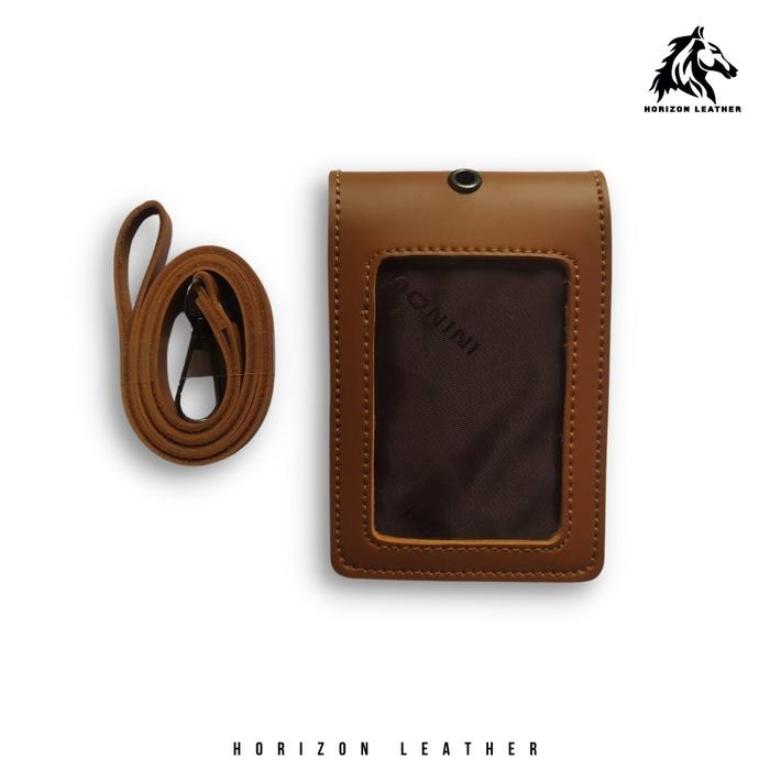 

No.OneBest- NAME TAG Id Card BOLAK BALIK Kulit