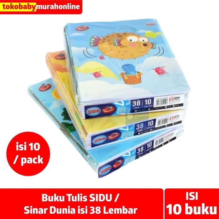 

No.OneBest- BUKU TULIS 38 SIDU PACK ISI 10 / BUKU TULIS SINAR DUNIA