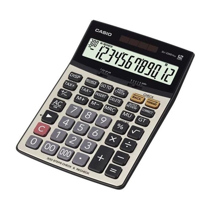 

Casio Dj-220Dplus - Kalkulator Toko/Dagang - Fungsi Cek - 12 Digit