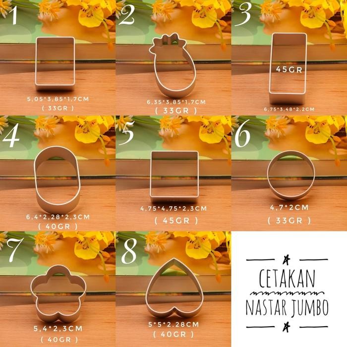 Cetakan Nastar Jumbo/ Cetakan Kue Nastar Taiwan