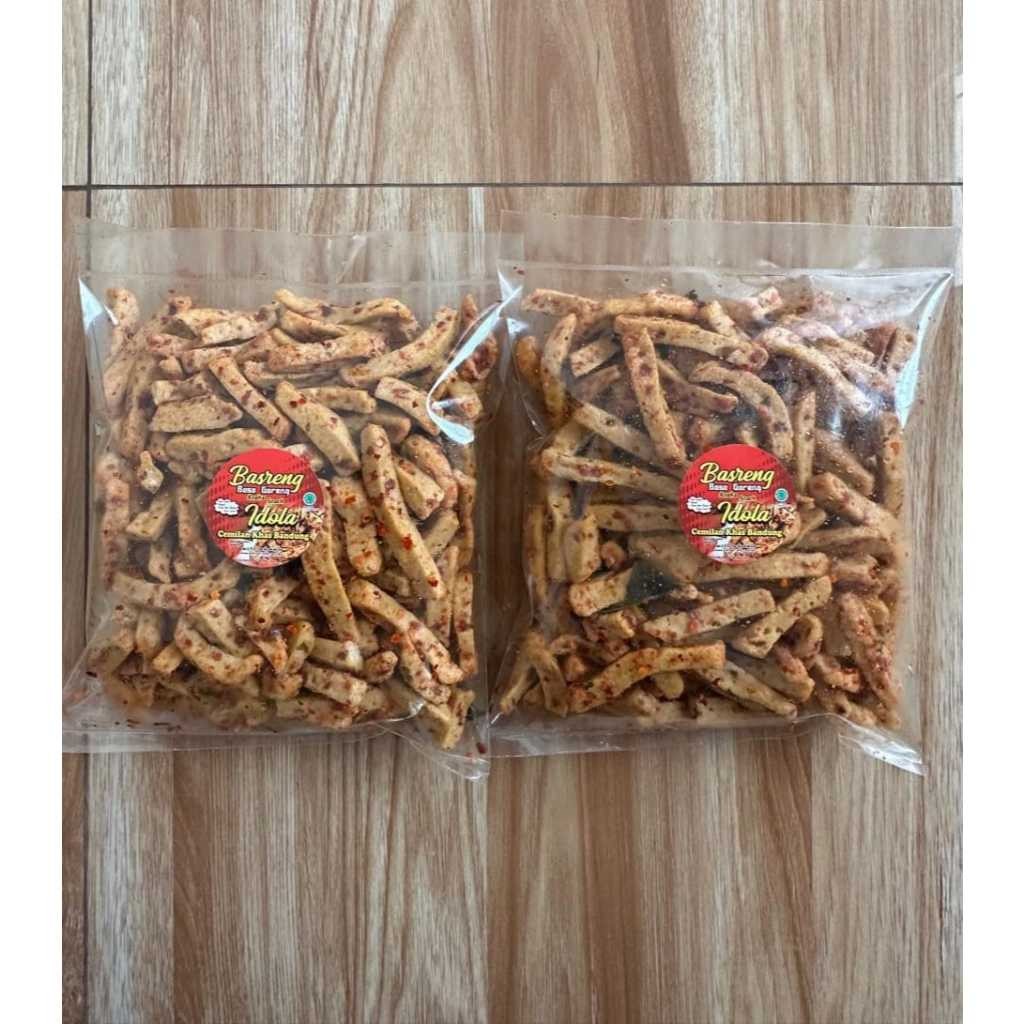 

Cemal Cemil Makyus Basreng Pedas Daun Jeruk Lili Premium 250 Gr Renyah