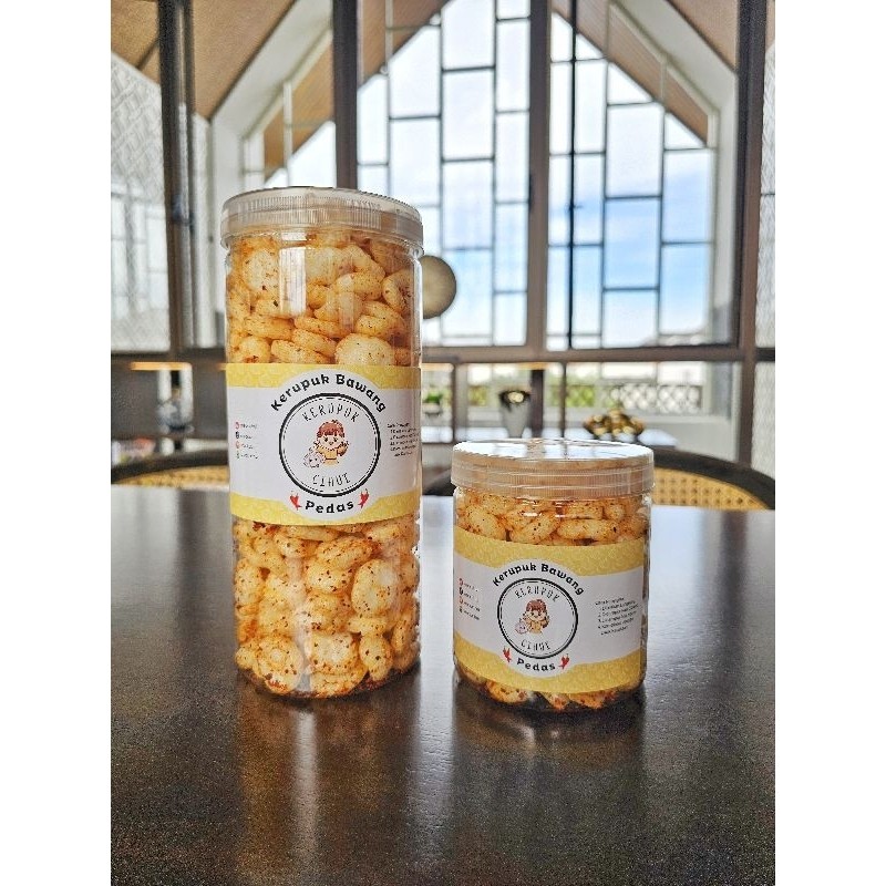 

Cemal Cemil Makyus Kerupuk Bawang Cihui Pedas