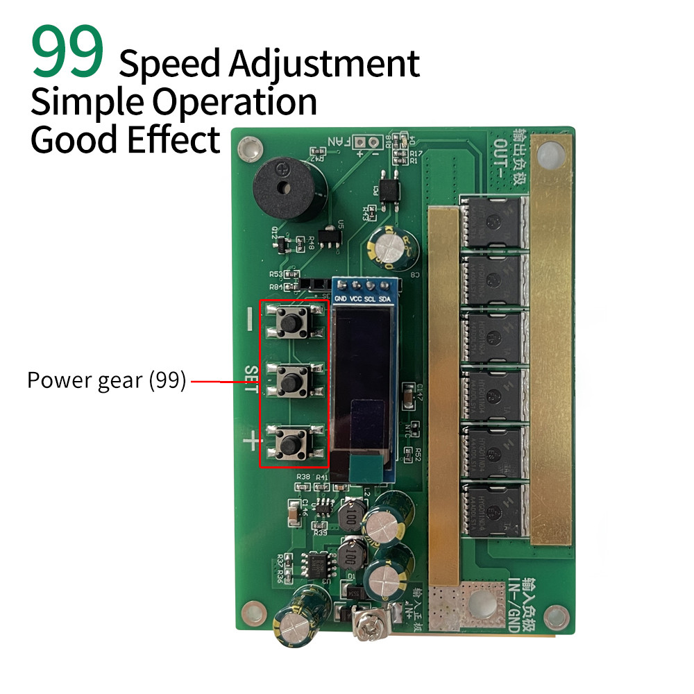 12V Spot Pcb Circuit Board Digital Display Spot Welder Control Board Set With Welding Pen
