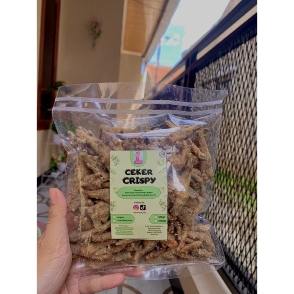 

Cemal Cemil Makyus Keripik Ceker Crispy 250Gr Kriuk Cikruh Original & Pedas Gurih Jajanan Cemilan