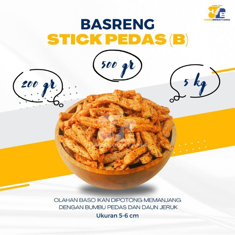 

Cemal Cemil Makyus Cemilan Basreng Stik (B) 500Gr (Bks)