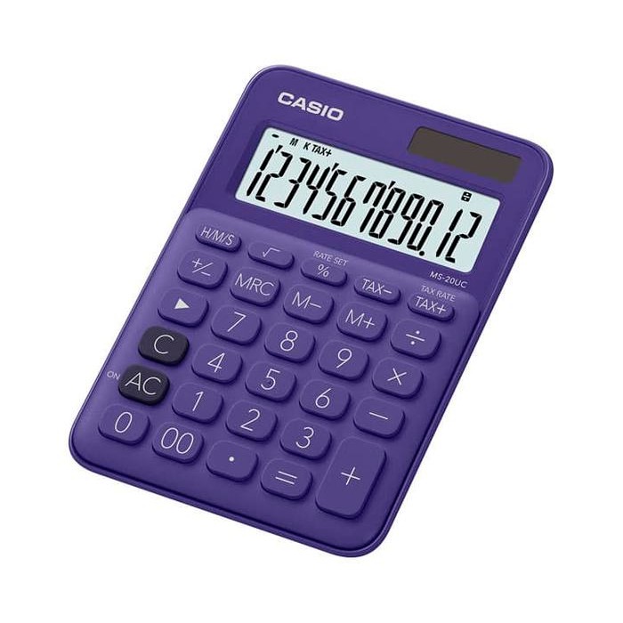 

Casio Colorful Calculator Ms-20Uc-Purple